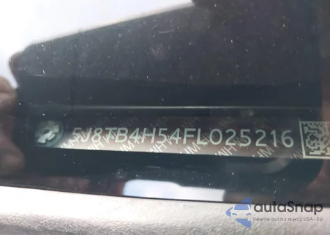 2015 Acura Rdx z USA, uszkodzony, nr VIN 5J8TB4H54FL025216